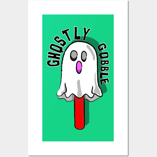 Ghostly Gobble - Hauntingly Delicious Lollipop Wall Art by Fun Funky Designs